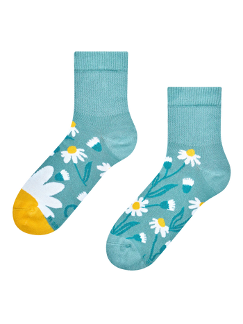 Anti-Stress Crew Socks Turquoise Chamomile
