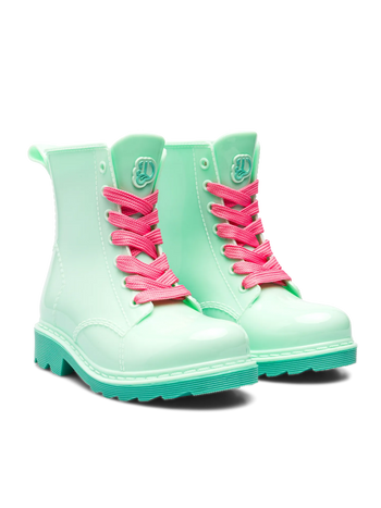 Light Mint Kids' Rain Boots
