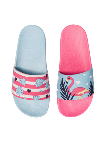 Kids' Slides Love Flamingos