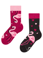 Kids' Socks Flamingos & Hearts