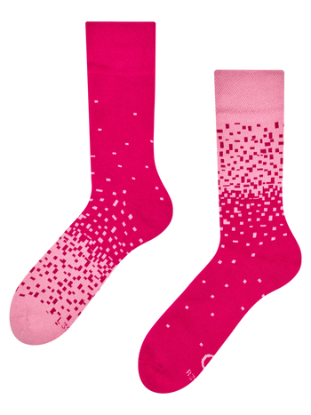 Warm Socks Dark & Light Pink