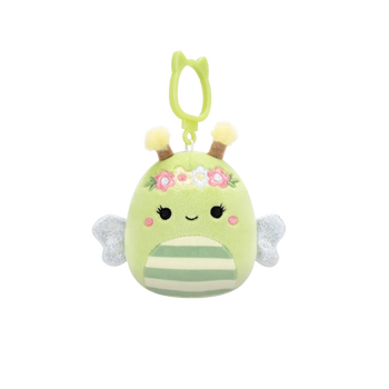 Squishmallows Clip-On Sybil the Green Bee, 9 cm