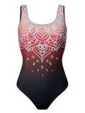 One-piece Swimsuit Ethno Mandala