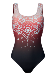 One-piece Swimsuit Ethno Mandala