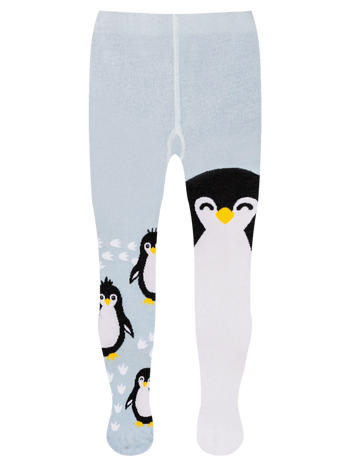 Kids' Tights Winter Penguin