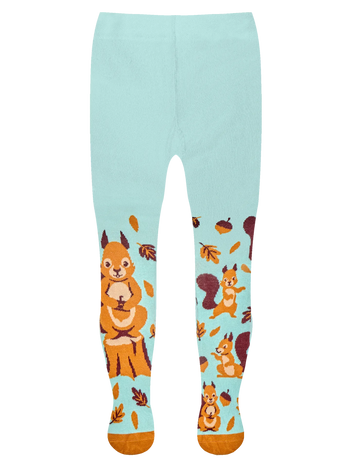 Kids' Tights Squirrel in the Woods