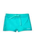 Turquoise Kids' Elastic Swim Shorts