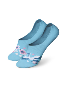 No Show Socks Sakura & Heron