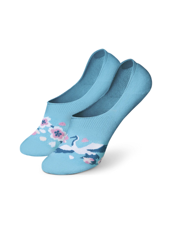 No Show Socks Sakura & Heron