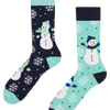 Warm Socks Joyful Snowman