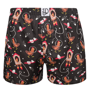 Men's Boxer Shorts Hen Astronaut