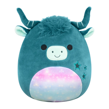 Squishmallows Clark the Green Highland Cow, 13 cm