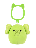 Squishmallows Clip-On Franky the Lime Green Elephant, 9 cm