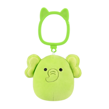 Squishmallows Clip-On Franky the Lime Green Elephant, 9 cm
