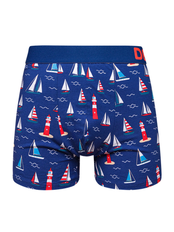 Men's Trunks Lighthouse & Sailboats
