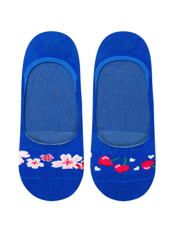 No Show Socks Cherry Love