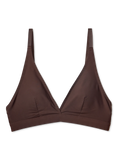 Chocolate Brown Traceless Triangle Bralette