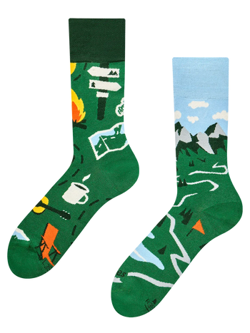 Bamboo Regular Socks Escape to Nature