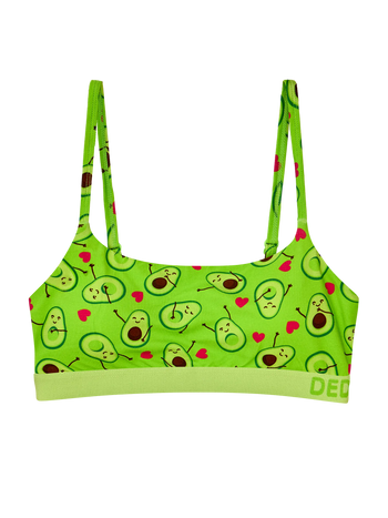 Women's Modal Bralette Avocado Love
