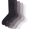 Regular Socks 5-Pack Black & White Classic