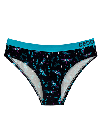 Women's Modal Briefs Dragonflies at Night