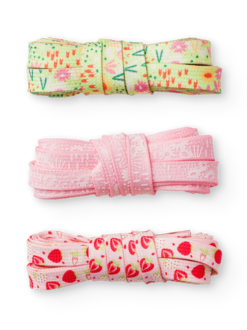 Shoe Laces 3-pack Flower Garden