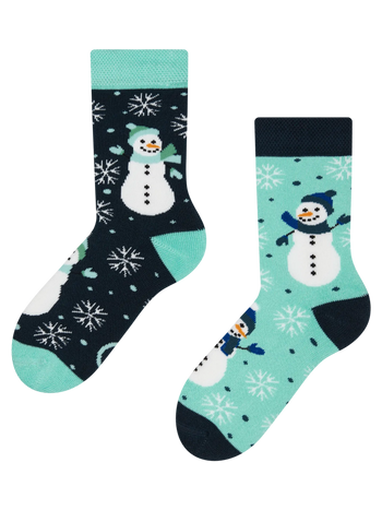 Kids' Warm Socks Joyful Snowman