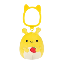 Squishmallows Clip-On Zarina the Yellow Banana Slug, 9 cm
