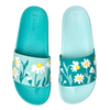 Slides Turquoise Chamomile