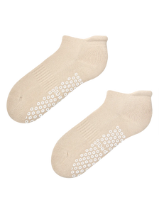 Beige Pilates & Yoga Socks