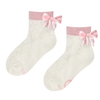 Girls' Cutecore Socks Pink Bow