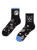 Crew Socks Cat & Moon