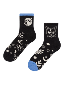 Crew Socks Cat & Moon