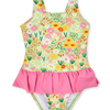 Girls' Swimsuit Flower Garden
