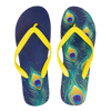 Flip Flops Peacock Feathers