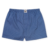 Blue & Grey Men's Pattern Boxer Shorts
