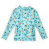 Kids’ UV Protective Swim Shirt Seashells