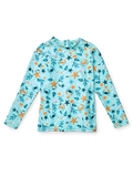Kids’ UV Protective Swim Shirt Seashells