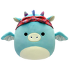 Squishmallows Tatiana the Dark Teal Dragon with Bandana, 20 cm