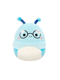Squishmallows Cordelia the Blue Bookworm with Flowers on Glasses, 20 cm