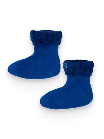 Insulated Kids' Boot Socks for Rain Boots Ocean Blue