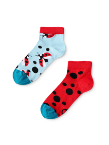 Kids' Ankle Socks Ladybugs & Dots