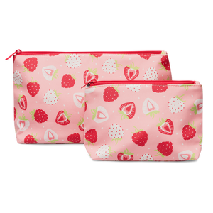 Cosmetic Bag 2-Pack Sweet Strawberries