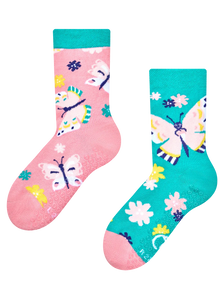 Kids' Non-slip Socks Sweet Butterflies