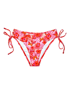 Adjustable Bikini Briefs Hibiscus