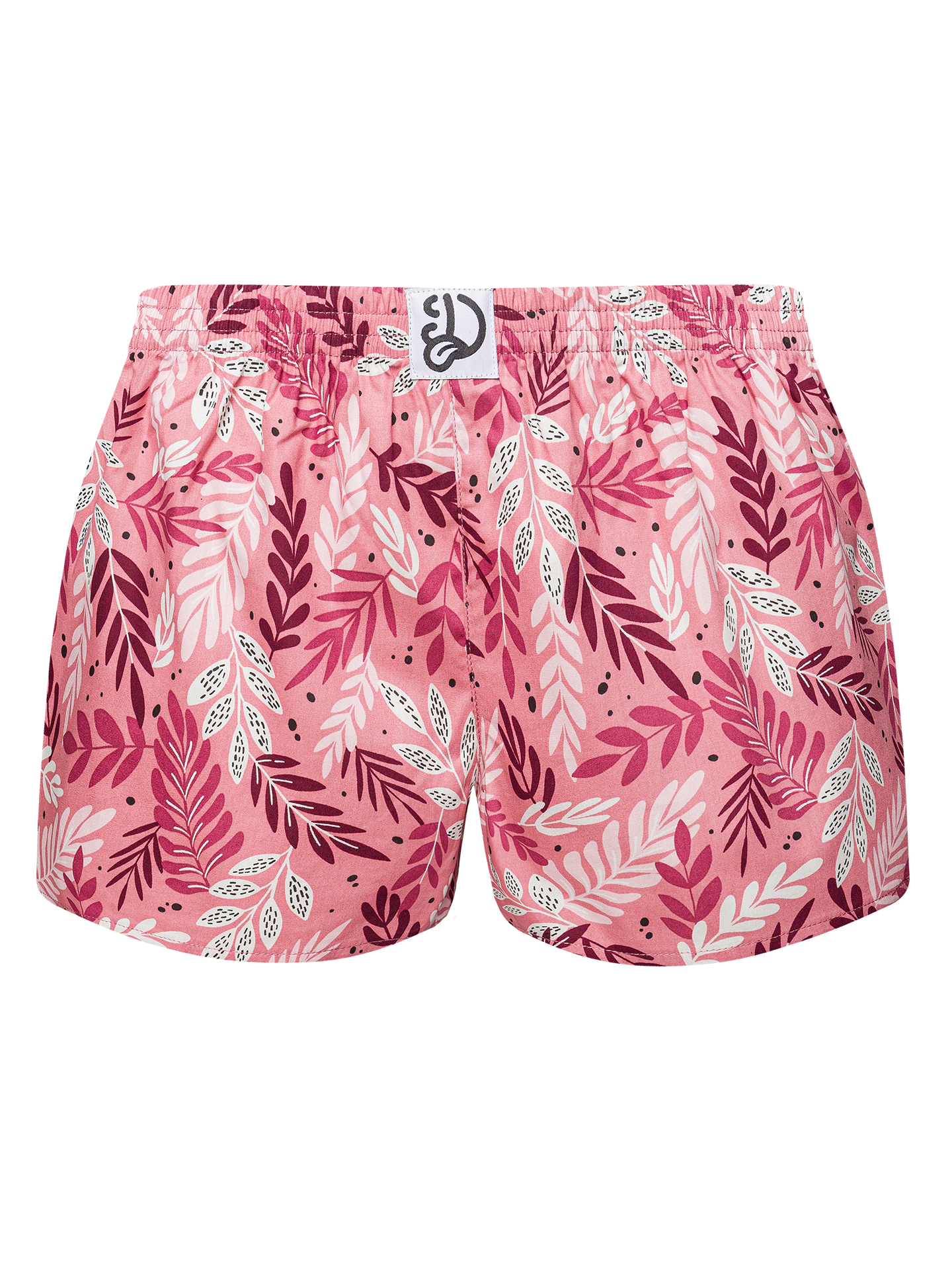 womens-boxer-shorts-pink-leaves-b7/b7837cd4cf7f3dc7ce25ccd54b4d7461ab4786c5