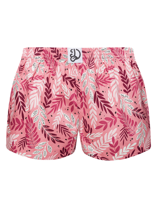 womens-boxer-shorts-pink-leaves-b7/b7837cd4cf7f3dc7ce25ccd54b4d7461ab4786c5