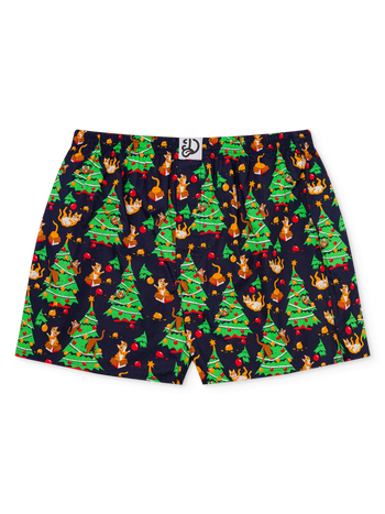 Men's Boxer Shorts Cat Party