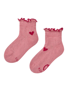 Girls' Cutecore Socks Red Heart