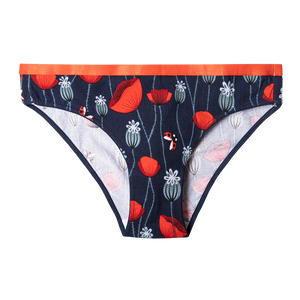 Women's Briefs Ladybugs & Poppy Flowers